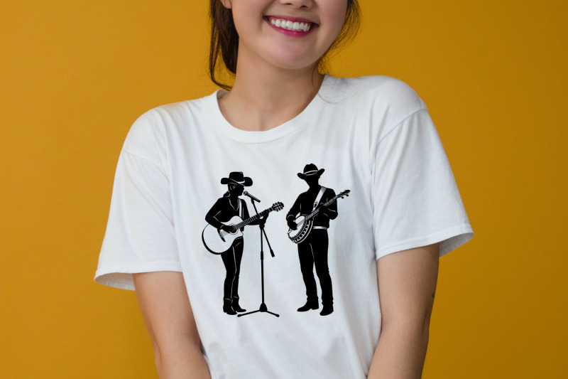 country-band-silhouettes-svg