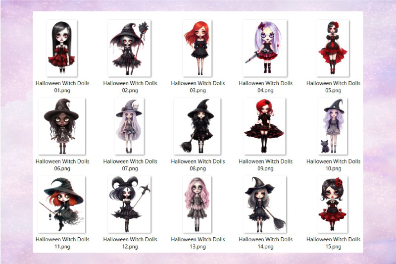 halloween-dolls-witch-clipart-bundle-gothic-clipart-png