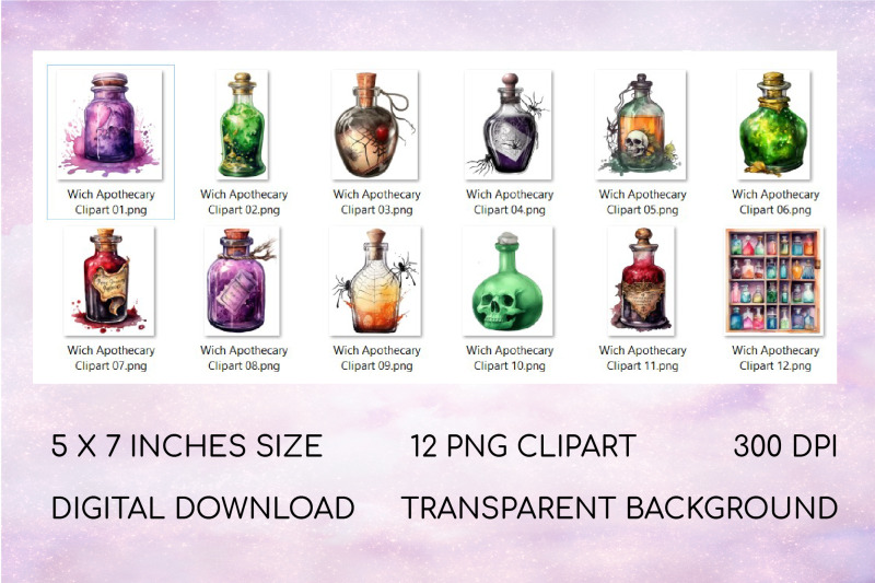 halloween-apothecary-watercolor-clipart-magic-potion-bottle