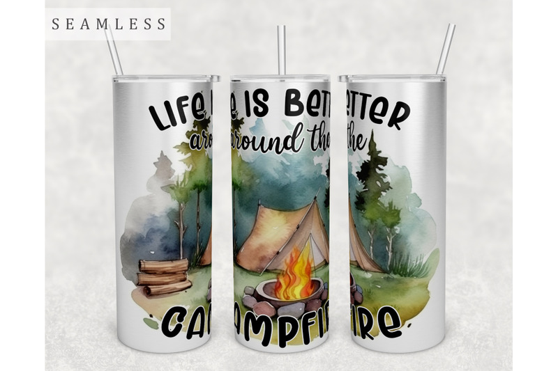 life-is-better-around-the-campfire-tumbler-wrap-20-oz-skinny-tumbler