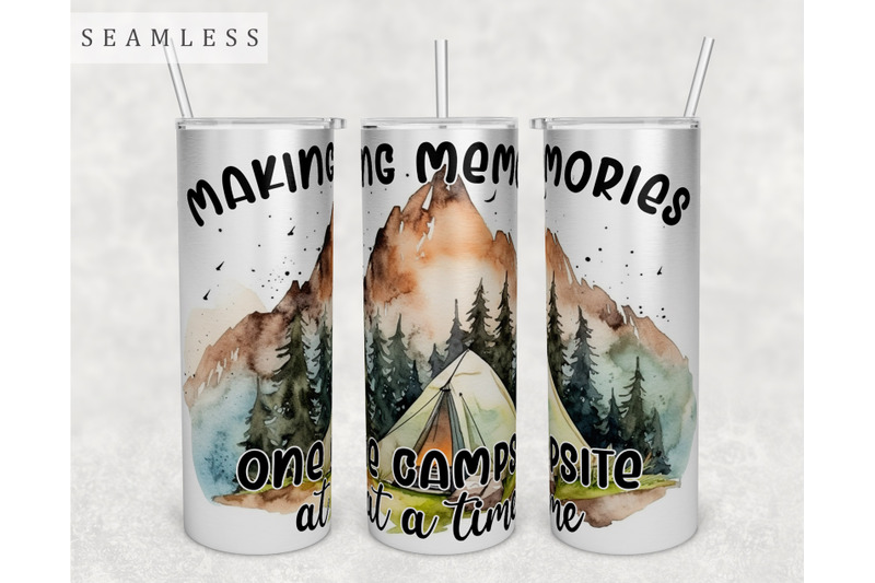 making-memories-one-campsite-at-a-time-tumbler-wrap-20-oz-skinny-tumb