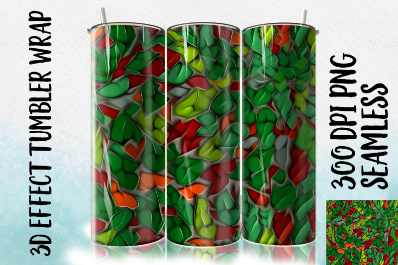 3d-holly-leaf-tumbler-wrap-1