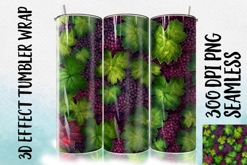 3d-grape-leaf-tumbler-wrap-1