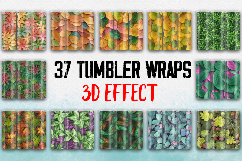 3d-mosaic-flowers-tumbler-wrap