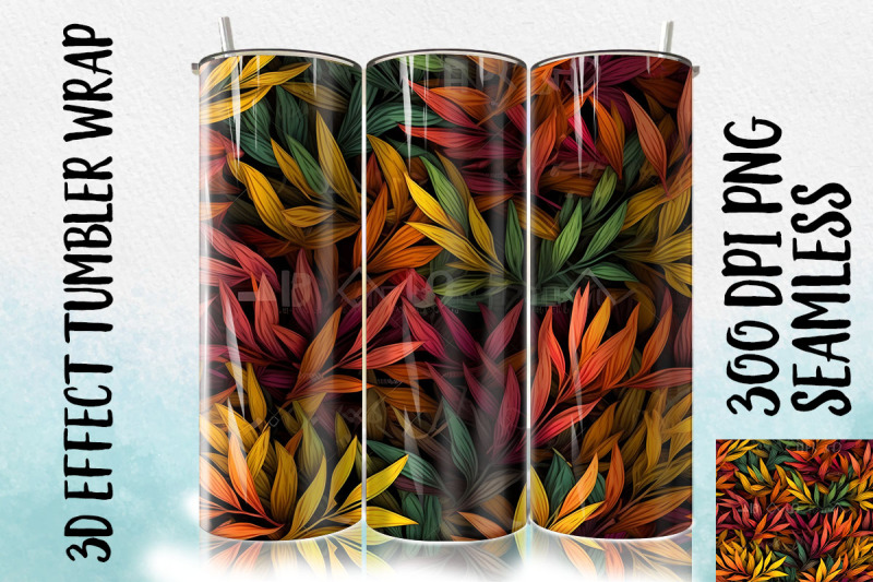 3d-willow-leaf-tumbler-wrap-2