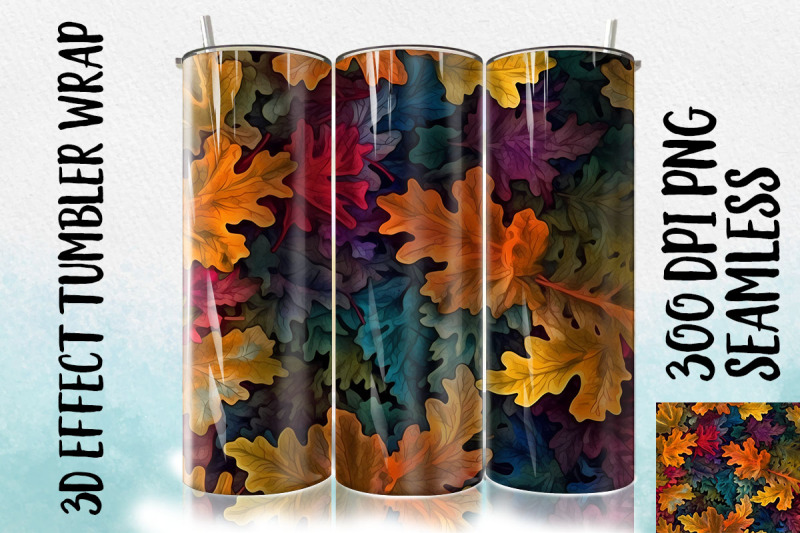 3d-oak-leaf-tumbler-wrap-2