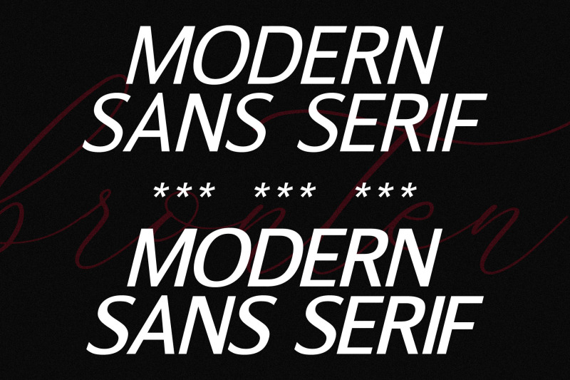bronten-typeface