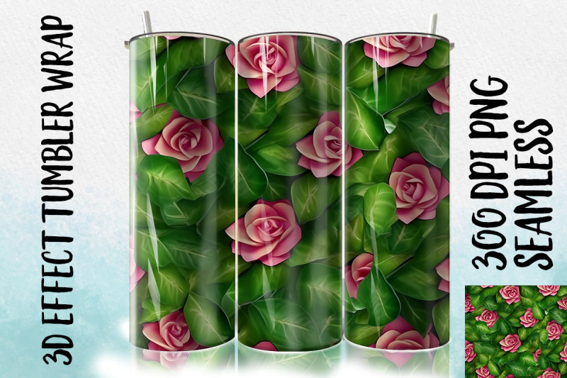 3d-camellia-leaf-tumbler-wrap