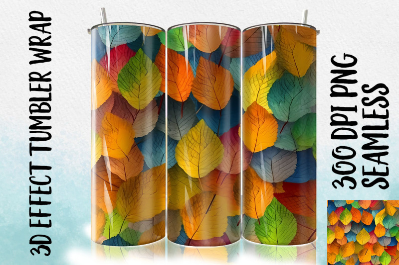 3d-birch-leaf-tumbler-wrap