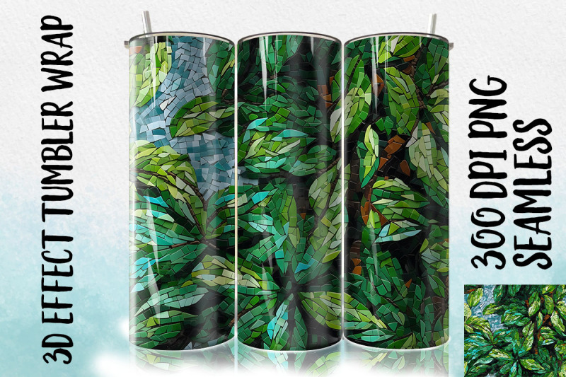 3d-green-zz-plant-tumbler-wrap-1