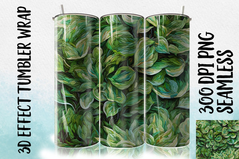 3d-green-hosta-tumbler-wrap-1