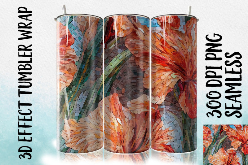 3d-gladiolus-tumbler-wrap-1