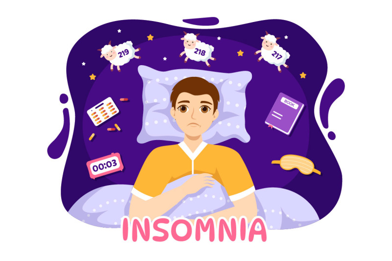 15-insomnia-vector-illustration