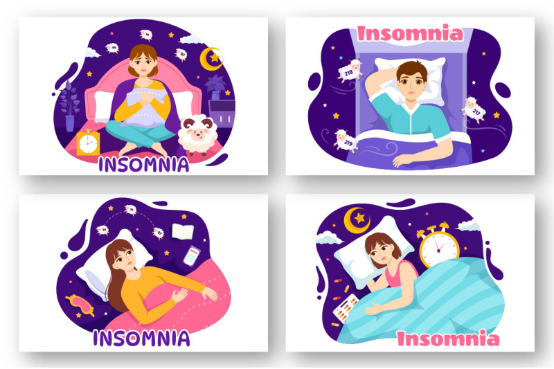 15-insomnia-vector-illustration