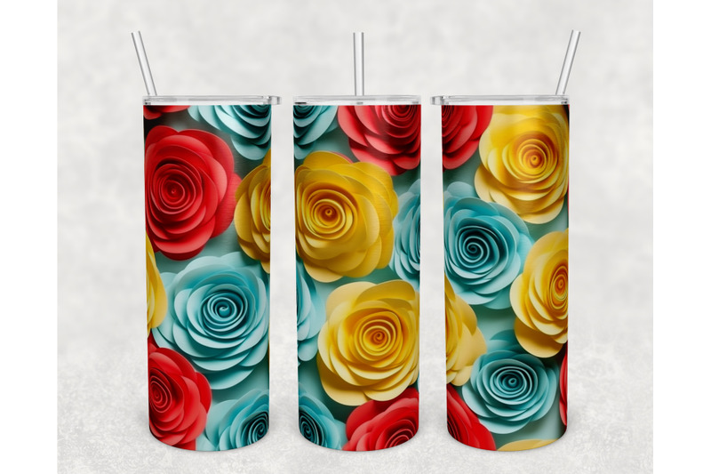 3d-paper-roses-tumbler-wraps-bundle-20-oz-skinny-tumbler-sublimation