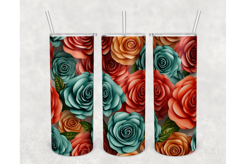 3d-paper-roses-tumbler-wraps-bundle-20-oz-skinny-tumbler-sublimation