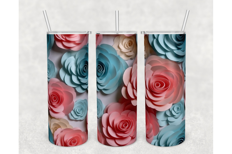 3d-paper-roses-tumbler-wraps-bundle-20-oz-skinny-tumbler-sublimation