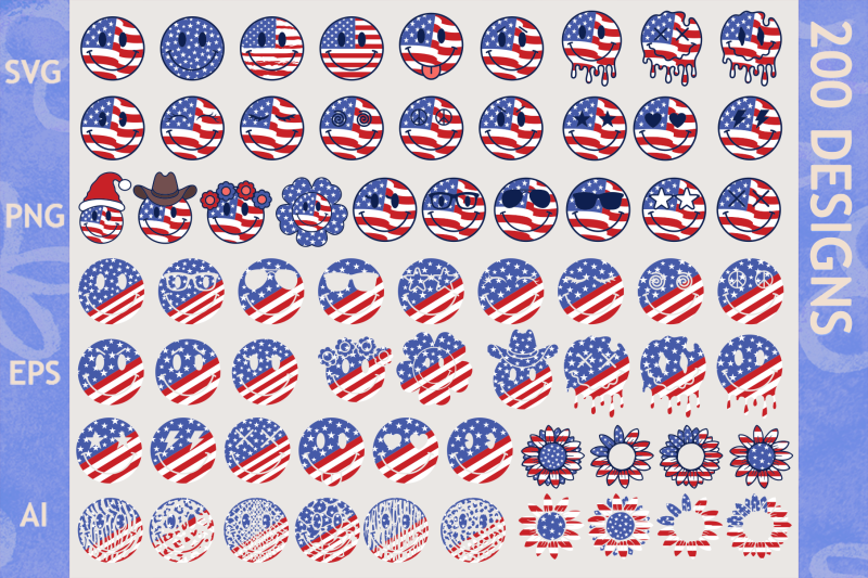 150-retro-4th-of-july-clipart-and-svg-cut-files-groovy-4th-of-july