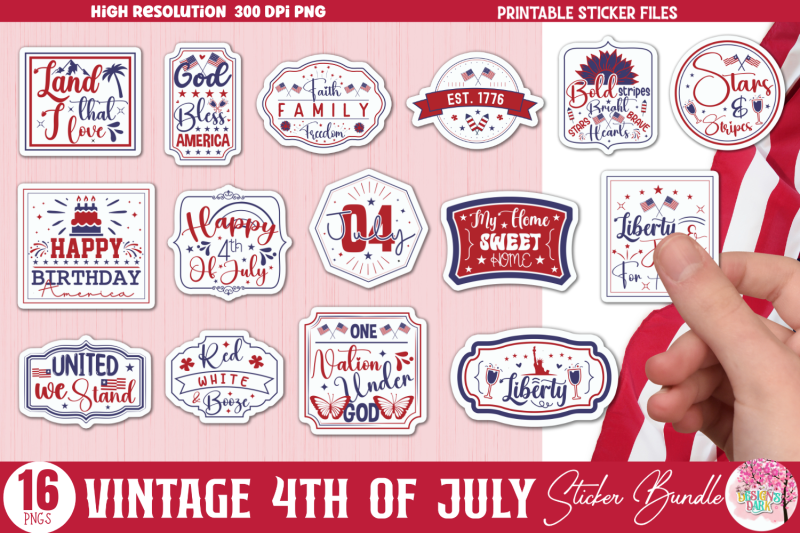 vintage-4th-of-july-sticker-bundle