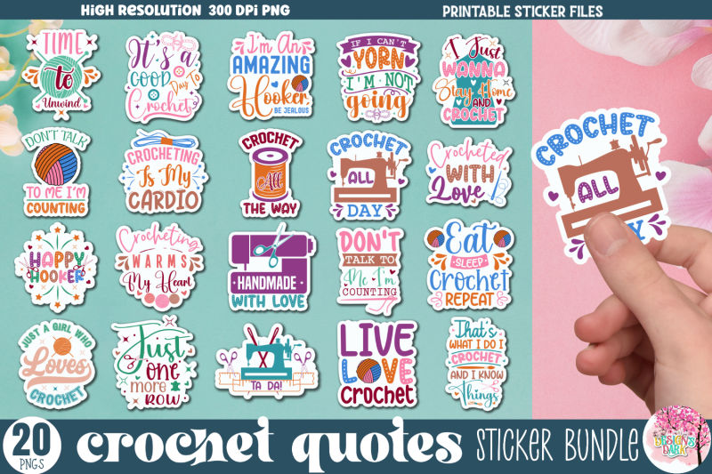crochet-quotes-sticker-bundle