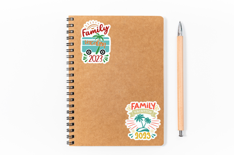 family-vacation-2023-sticker-bundle