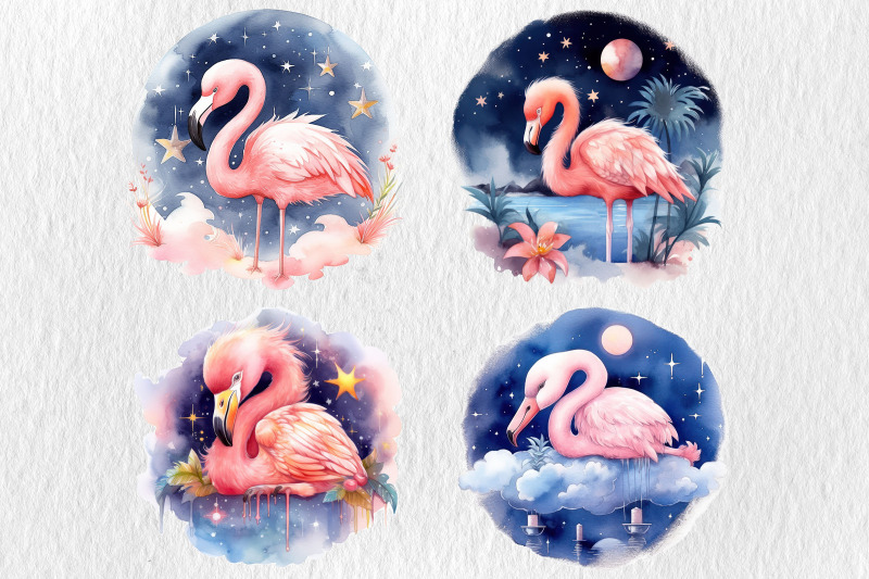watercolor-flamingo-clipart