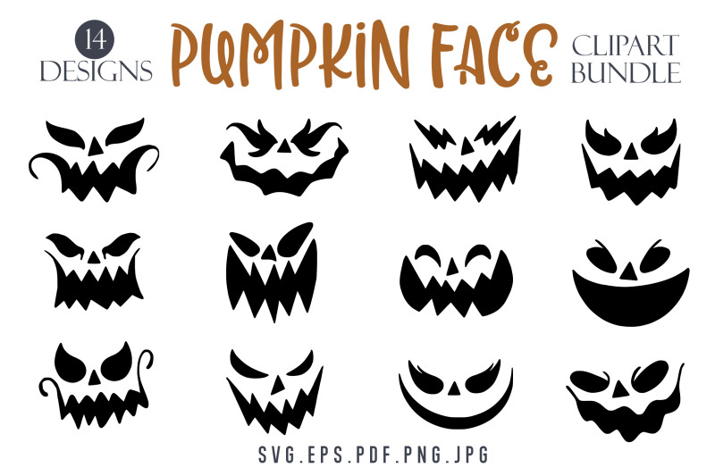 pumpkin-face-clipart-bundle