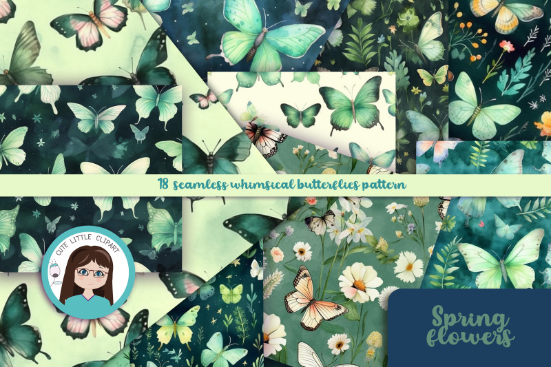 watercolor-whimsical-butterflies-pattern