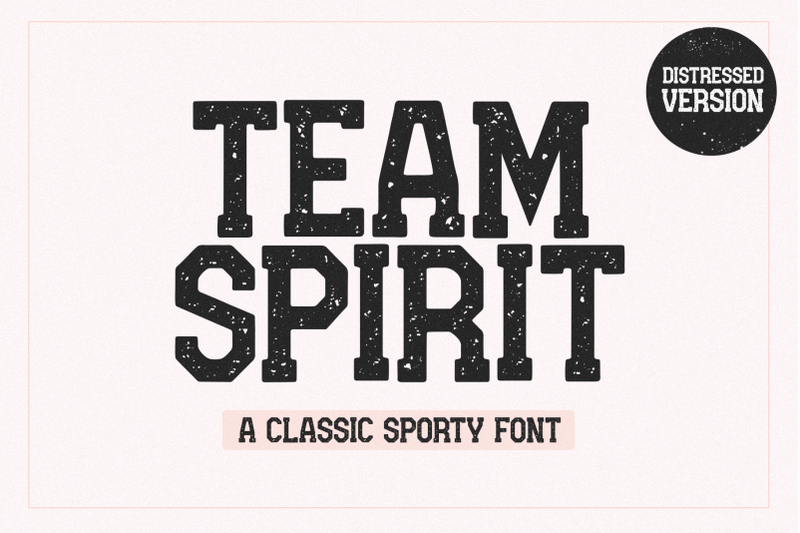 team-spirit-distressed-sports-font