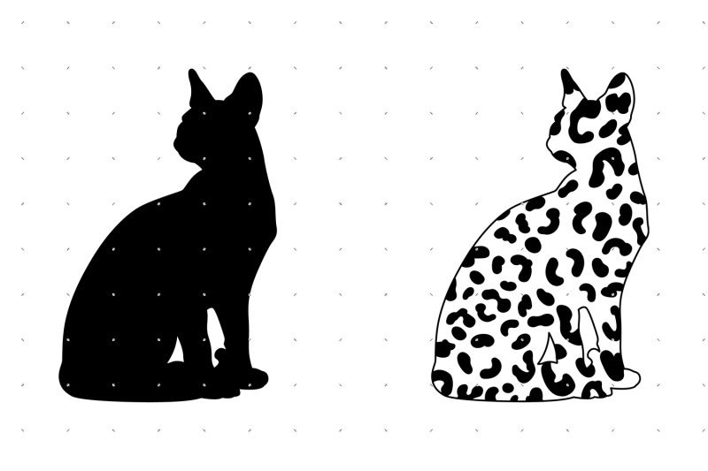 leopard-print-cat-svg