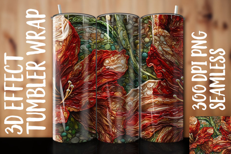 3d-amaryllis-tumbler-wrap-3