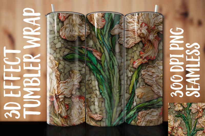 3d-gladiolus-tumbler-wrap-3