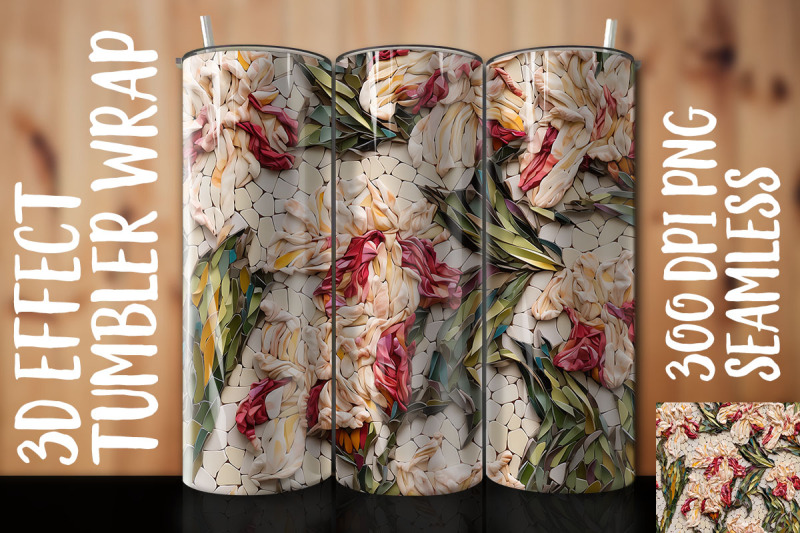 3d-gladiolus-tumbler-wrap