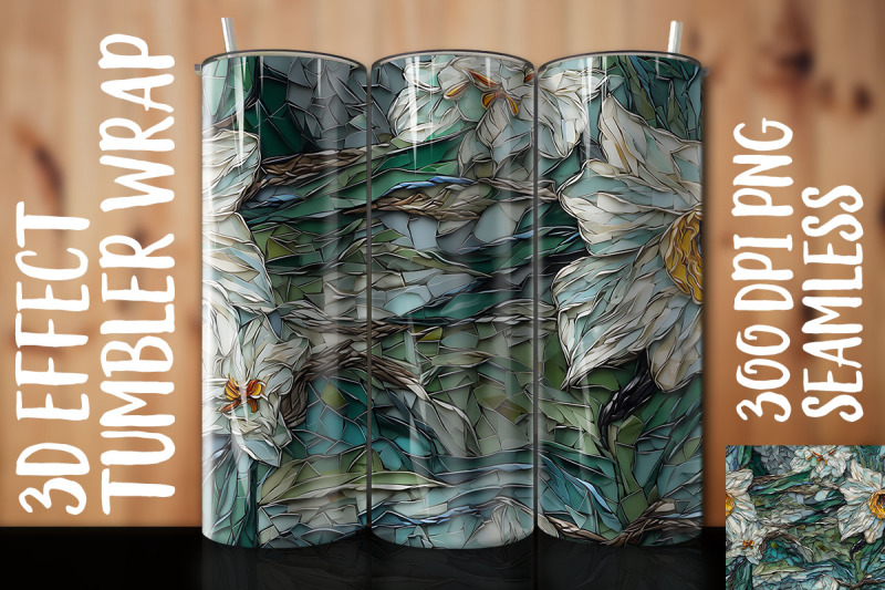 3d-narcissus-tumbler-wrap