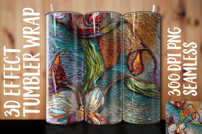 3d-orchid-tumbler-wrap