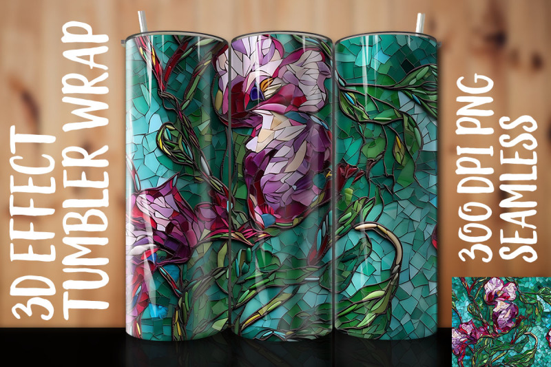 3d-sweet-pea-tumbler-wrap