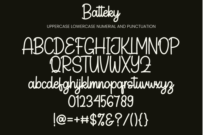 batteky-font