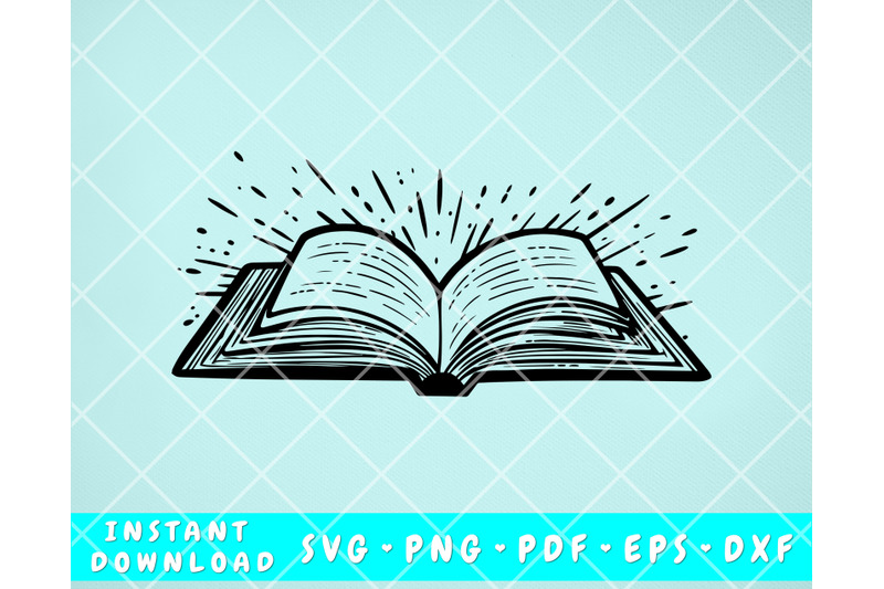 open-book-svg-book-lover-svg-reading-svg-bookworm-svg-cut-file