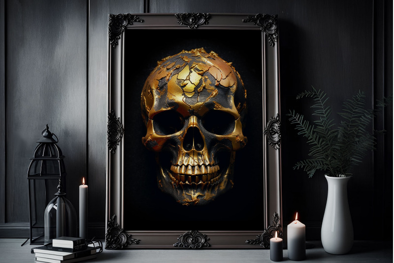 golden-skull