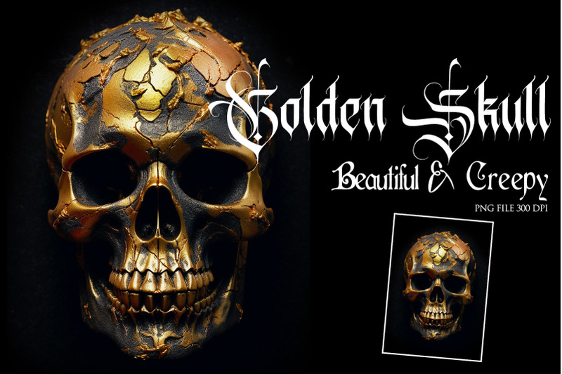 golden-skull