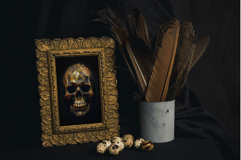 golden-skull