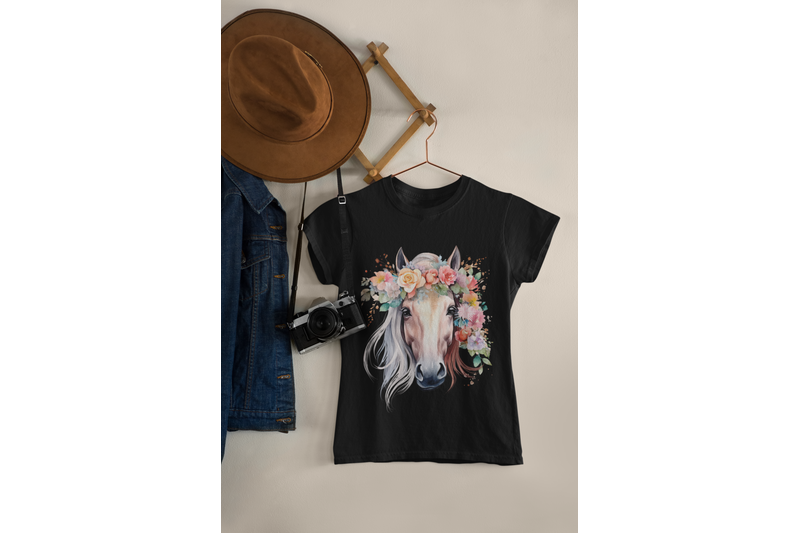 horse-039-s-head-with-flowers-sublimation-design