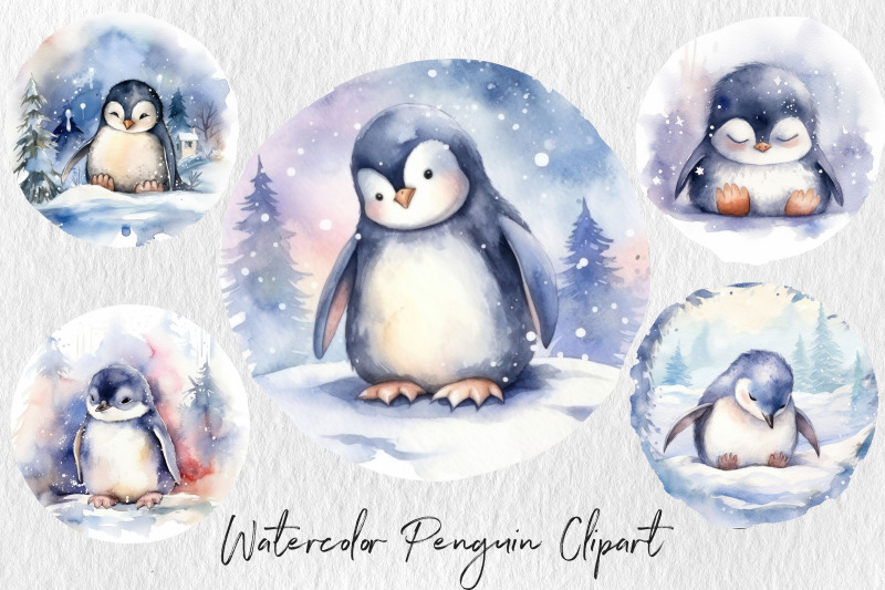 watercolor-penguin-clipart