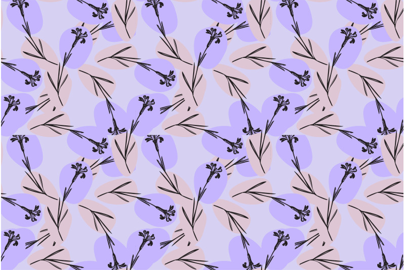 botanical-hand-drawn-floral-seamless-pattern-vintage-wildflower-plant