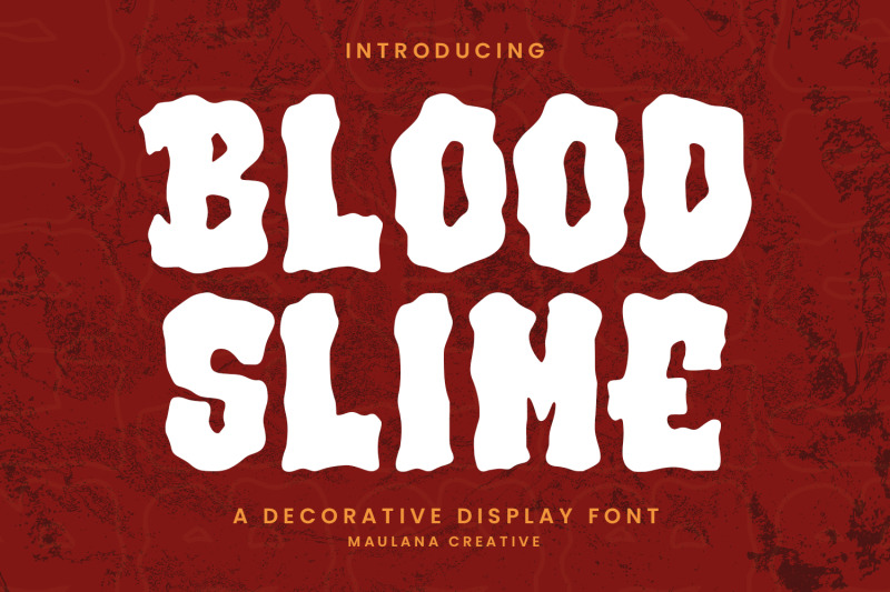 blood-slime-decorative-display-font