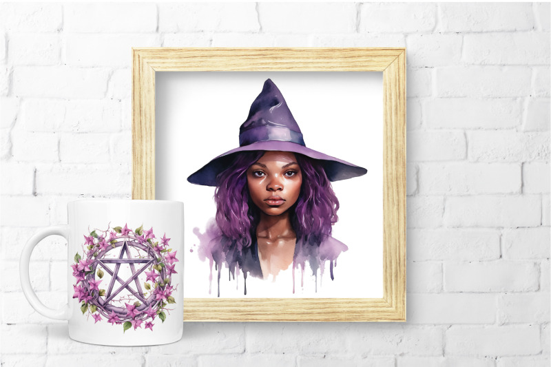 purple-witch-clipart-halloween-sublimation-bundle