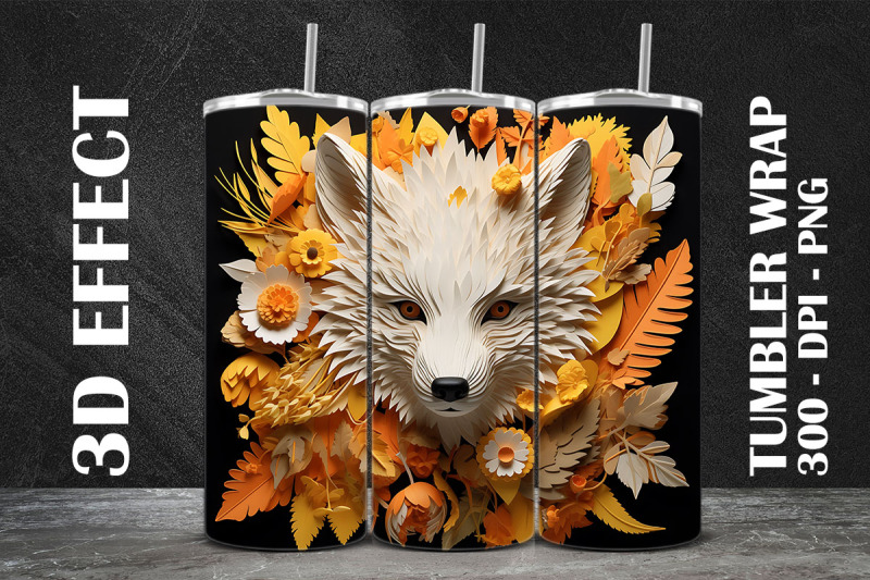 3d-arctic-fox-tumbler-wrap-2