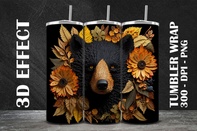 3d-black-bear-tumbler-wrap-2