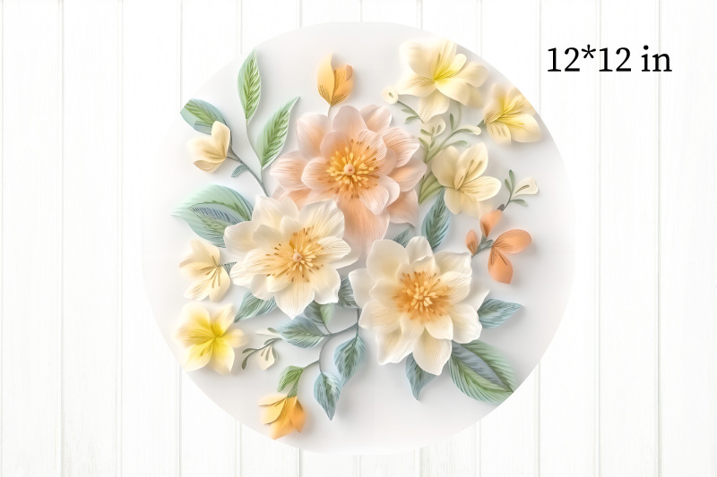3d-embroidery-flowers-sublimation-face-clock-design-png