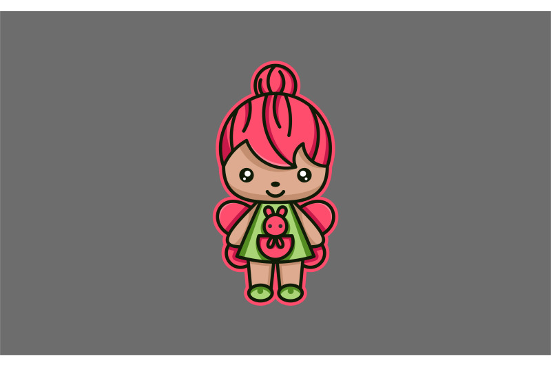 cute-girl-or-doll-logo-vector-template